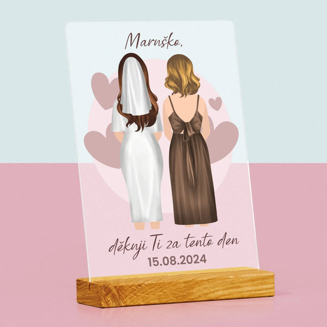 Designér Postav: Svědkyně - Tisk Na Akrylovém Skle