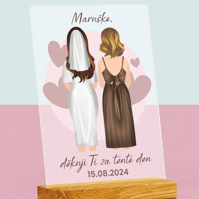 Designér Postav: Svědkyně - Tisk Na Akrylovém Skle