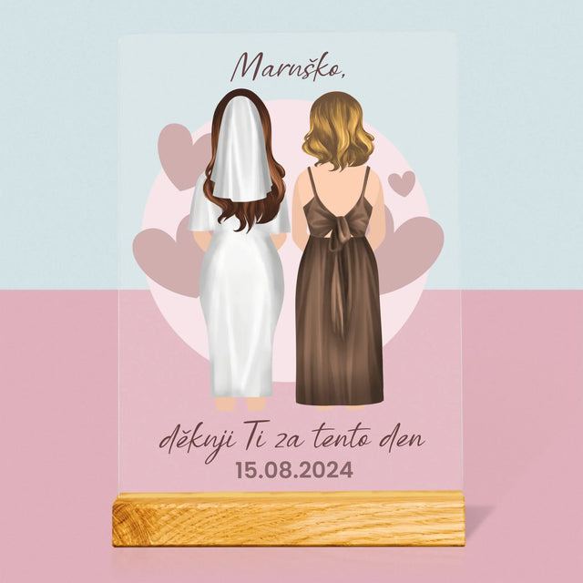 Designér Postav: Svědkyně - Tisk Na Akrylovém Skle