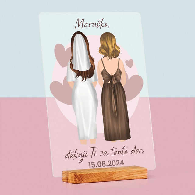 Designér Postav: Svědkyně - Tisk Na Akrylovém Skle