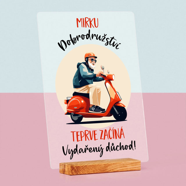 Jméno A Nápis: Dobrodružství Teprve Začíná - Tisk Na Akrylovém Skle