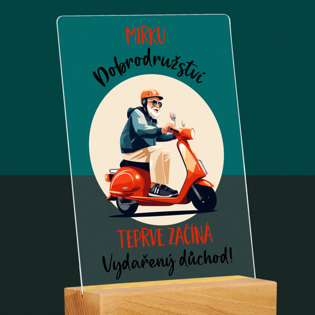 Jméno A Nápis: Dobrodružství Teprve Začíná - Tisk Na Akrylovém Skle