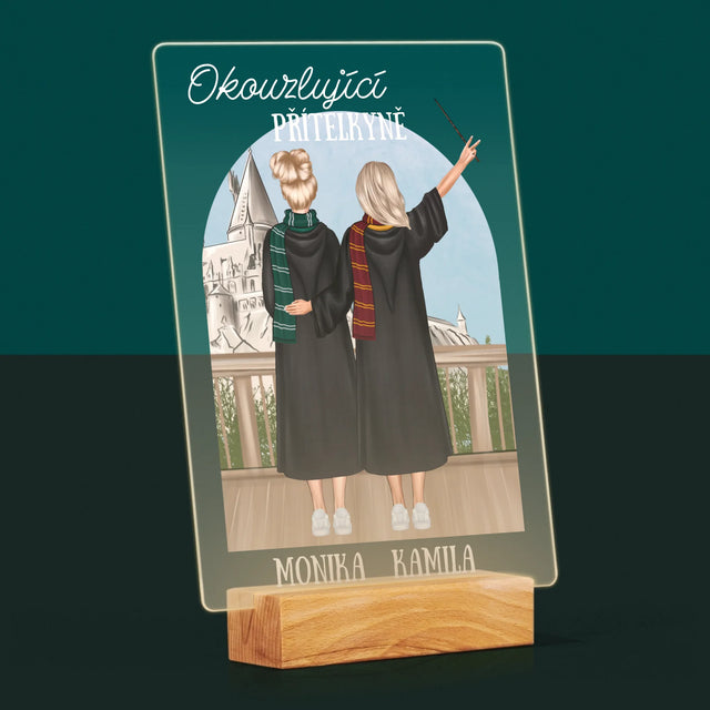 Designér Postav: Okouzlující Přítelkyně - Tisk Na Akrylovém Skle