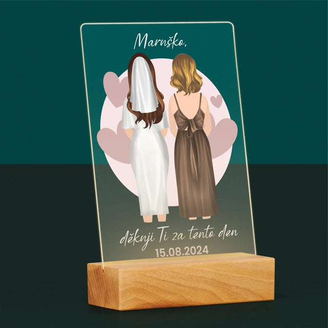 Designér Postav: Svědkyně - Tisk Na Akrylovém Skle