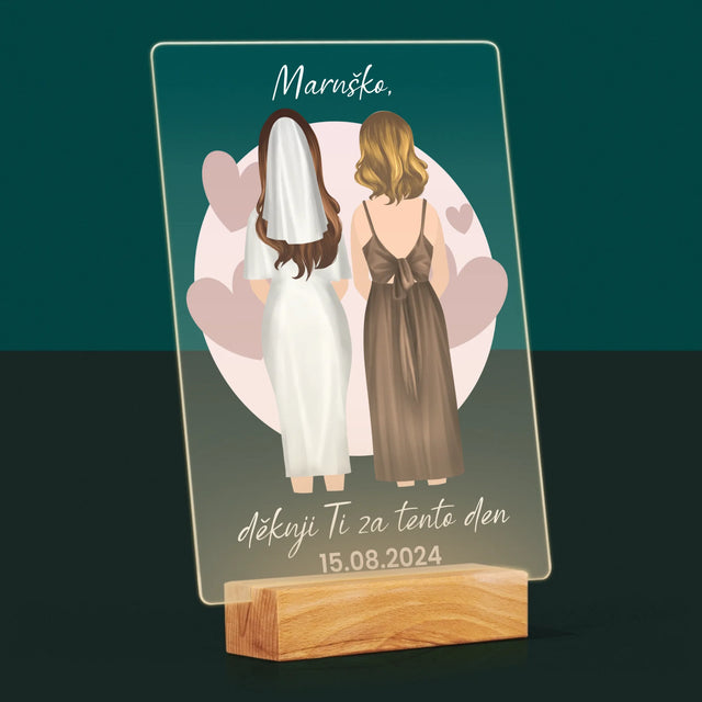 Designér Postav: Svědkyně - Tisk Na Akrylovém Skle