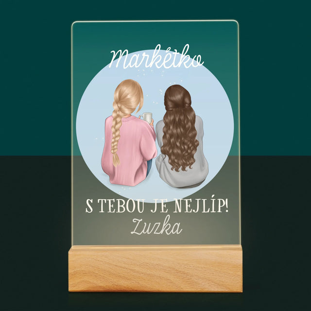 Designér Postav: Přítelkyně - Tisk Na Akrylovém Skle