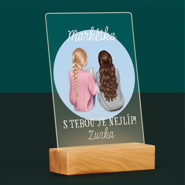 Designér Postav: Přítelkyně - Tisk Na Akrylovém Skle
