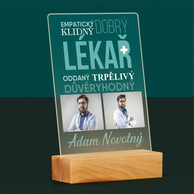 Fotokoláž: Lékař Vlastnosti - Tisk Na Akrylovém Skle