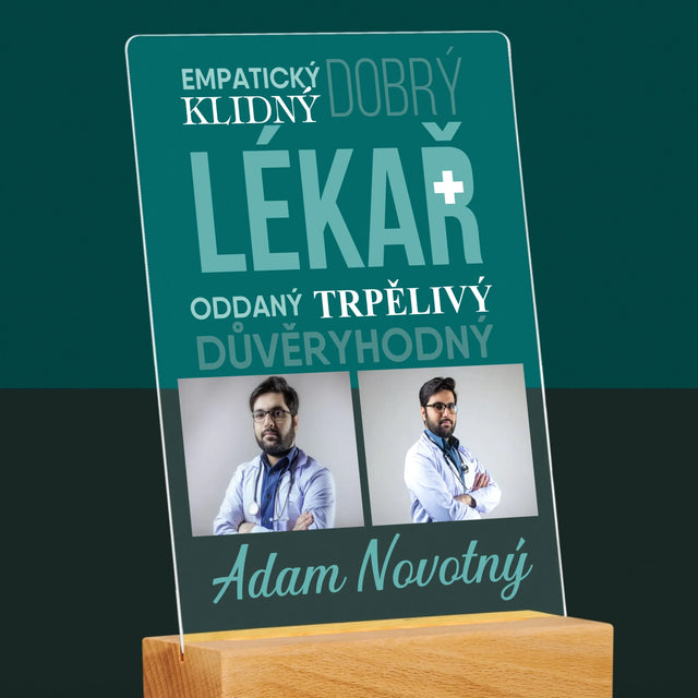 Fotokoláž: Lékař Vlastnosti - Tisk Na Akrylovém Skle