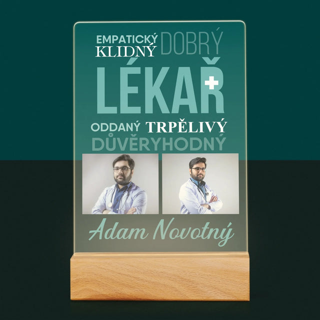 Fotokoláž: Lékař Vlastnosti - Tisk Na Akrylovém Skle