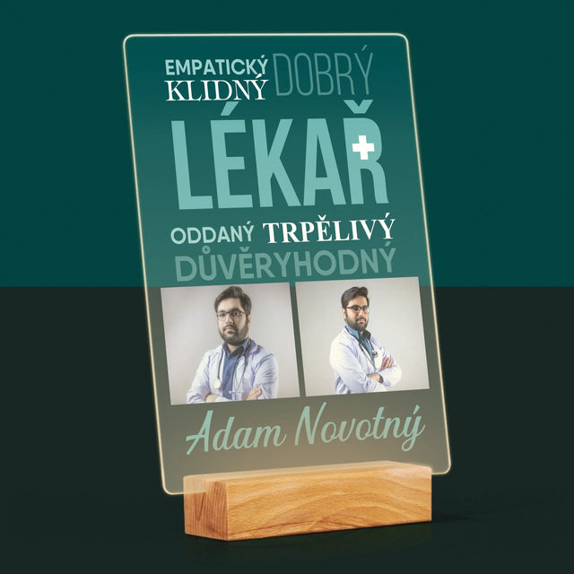 Fotokoláž: Lékař Vlastnosti - Tisk Na Akrylovém Skle