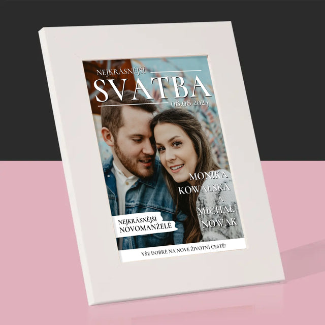 Obálka Časopisu: Nejkrásnější Svatba - Fotorámeček