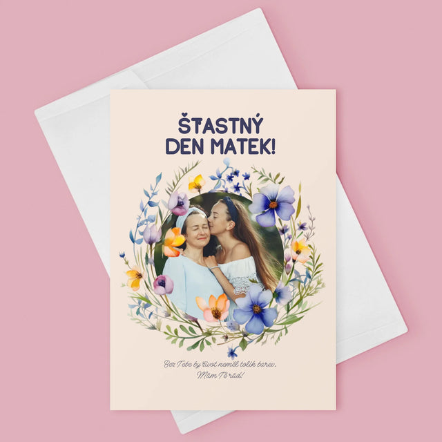 Fotka A Textem: Šťastný Den Matek - Přání