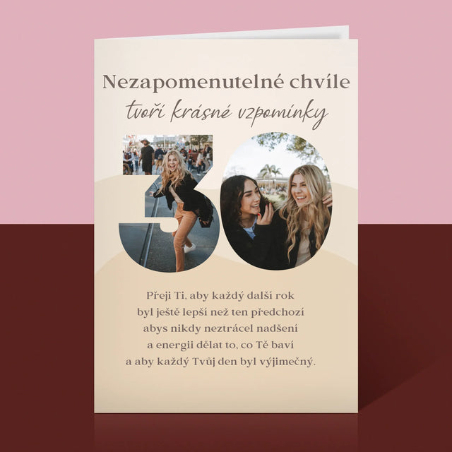 Slovo Z Fotek: 30. Narozeniny - Přání
