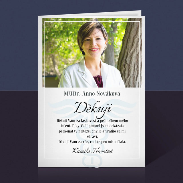 Fotka A Textem: Doktore, Děkuji - Přání