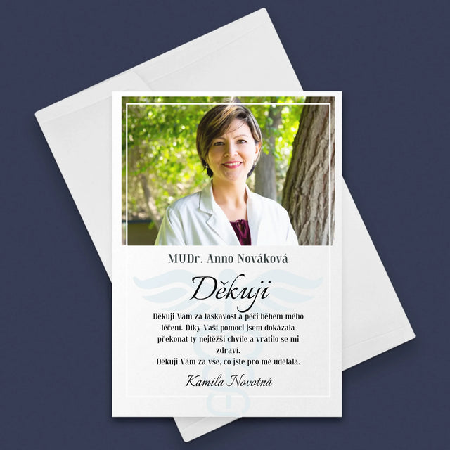 Fotka A Textem: Doktore, Děkuji - Přání