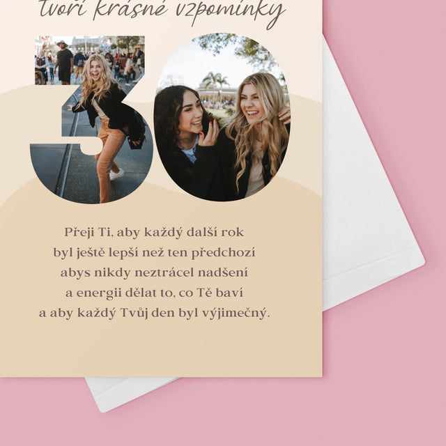Slovo Z Fotek: 30. Narozeniny - Přání