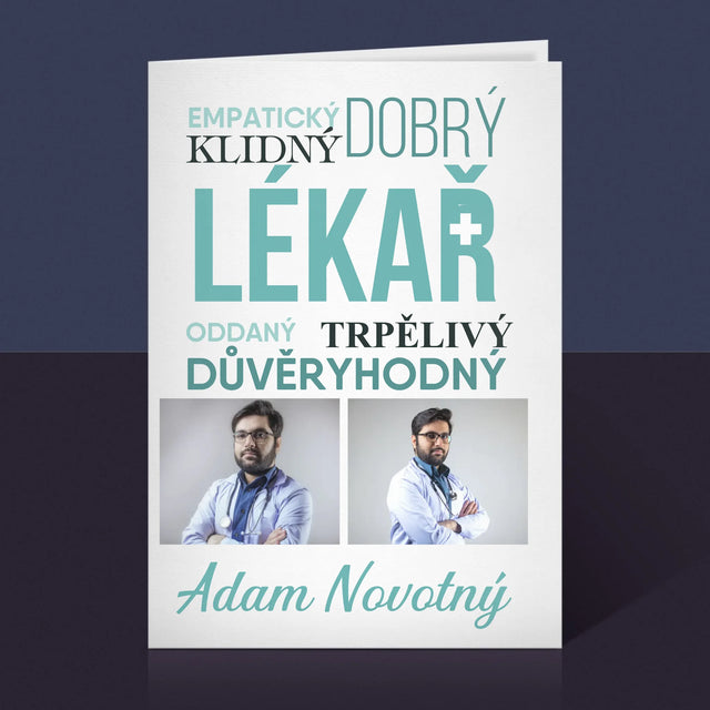 Fotokoláž: Lékař Vlastnosti - Přání