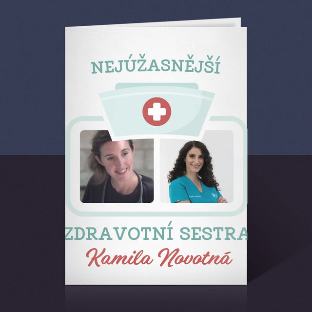 Fotokoláž: Nejúžasnější Zdravotní Sestra - Přání