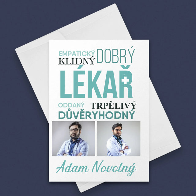 Fotokoláž: Lékař Vlastnosti - Přání