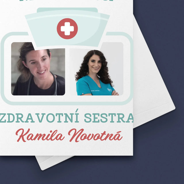 Fotokoláž: Nejúžasnější Zdravotní Sestra - Přání