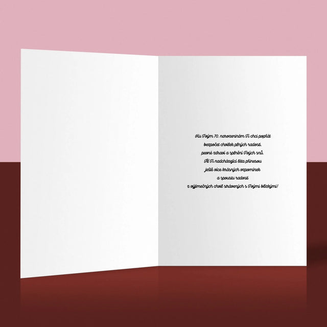 Jméno A Nápis: Šťastný Důchod - Přání