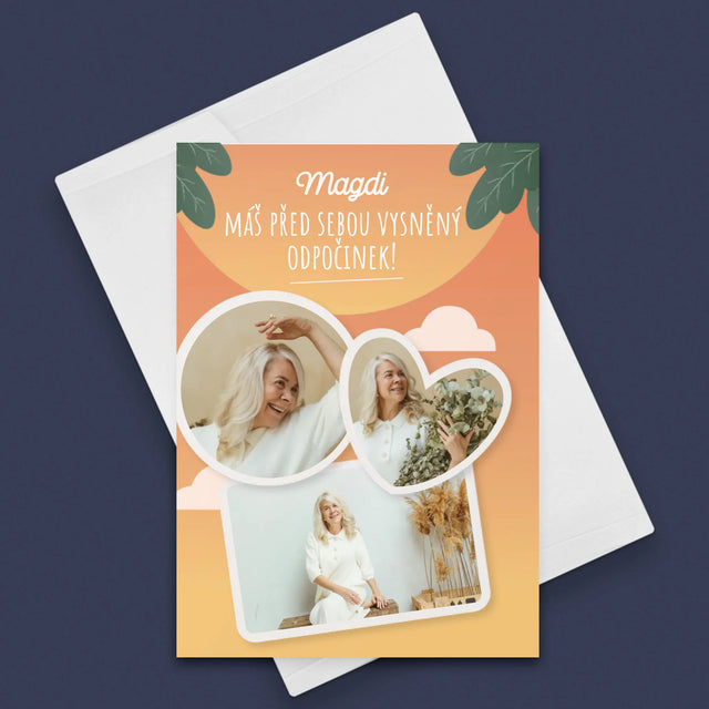 Fotokoláž: Vysněný Odpočinek - Přání