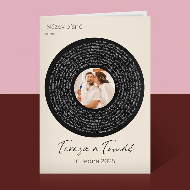 Fotka A Textem: Text Písně S Vaší Fotkou - Přání