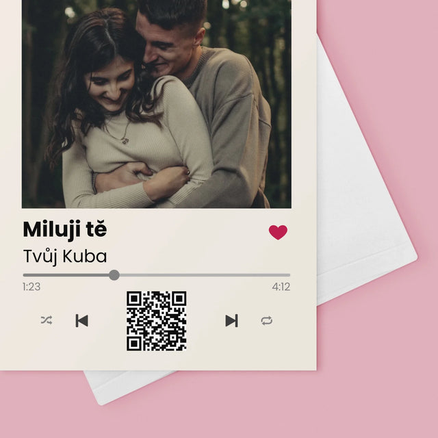 Fotka A Textem: Spotify S Kódem Qr - Přání