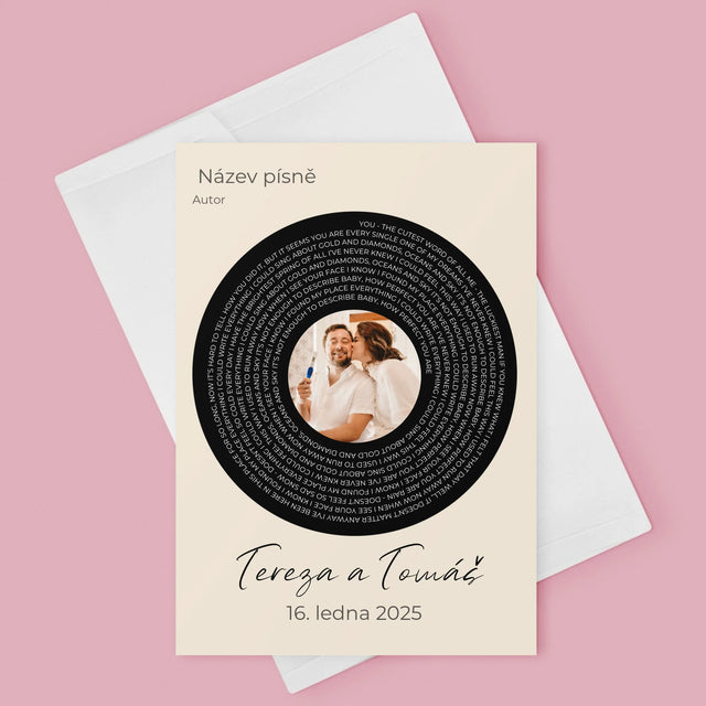 Fotka A Textem: Text Písně S Vaší Fotkou - Přání
