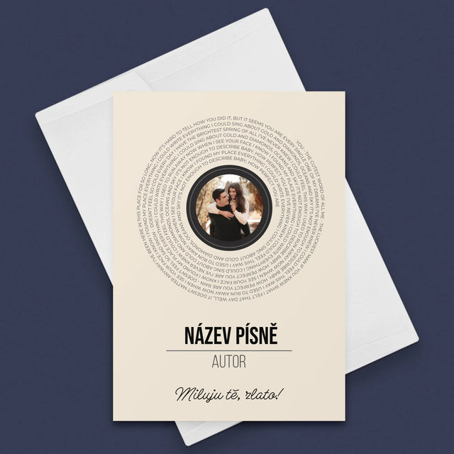 Fotka A Textem: Text Písně Na Albu - Přání