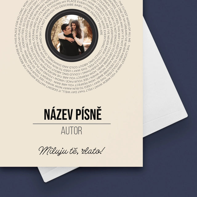 Fotka A Textem: Text Písně Na Albu - Přání