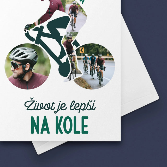 Tvar Z Fotek: Život Je Lepší Na Kole - Přání