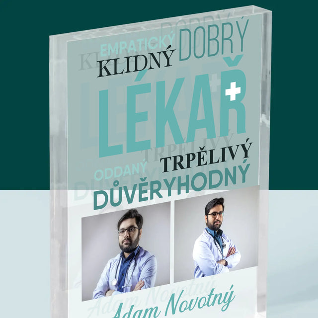 Fotokoláž: Lékař Vlastnosti - Akrylový Blok