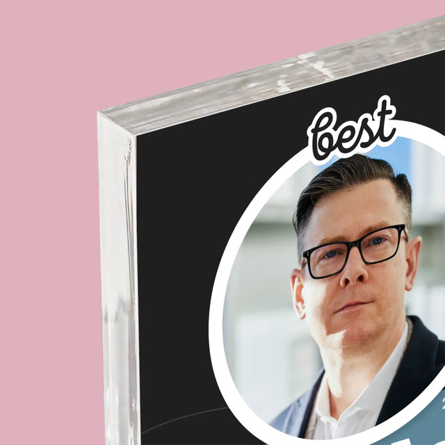 Fotka A Textem: Teacher Prvky - Akrylový Blok