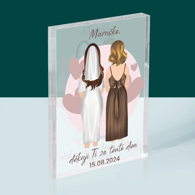 Designér Postav: Svědkyně - Akrylový Blok