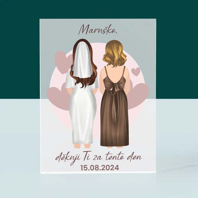 Designér Postav: Svědkyně - Akrylový Blok