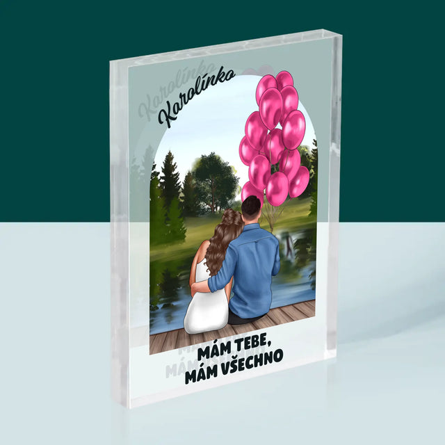 Designér Postav: Ona A On - Akrylový Blok