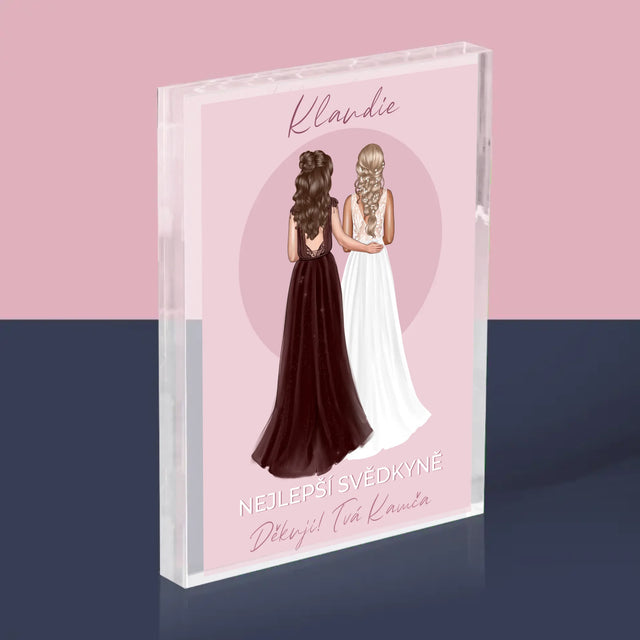 Designér Postav: Nejlepší Svědkyně - Akrylový Blok