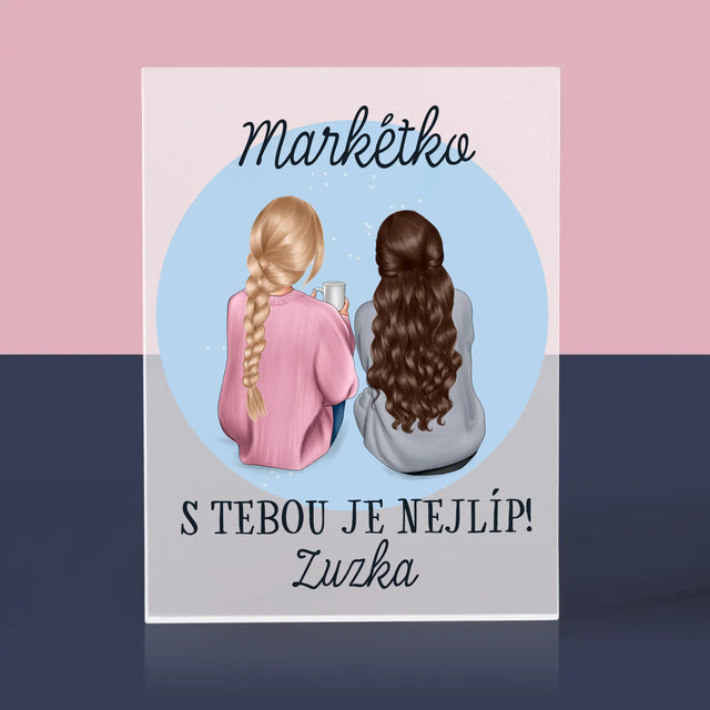 Designér Postav: Přítelkyně - Akrylový Blok