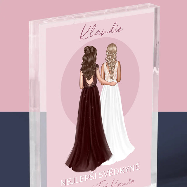Designér Postav: Nejlepší Svědkyně - Akrylový Blok