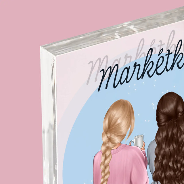 Designér Postav: Přítelkyně - Akrylový Blok