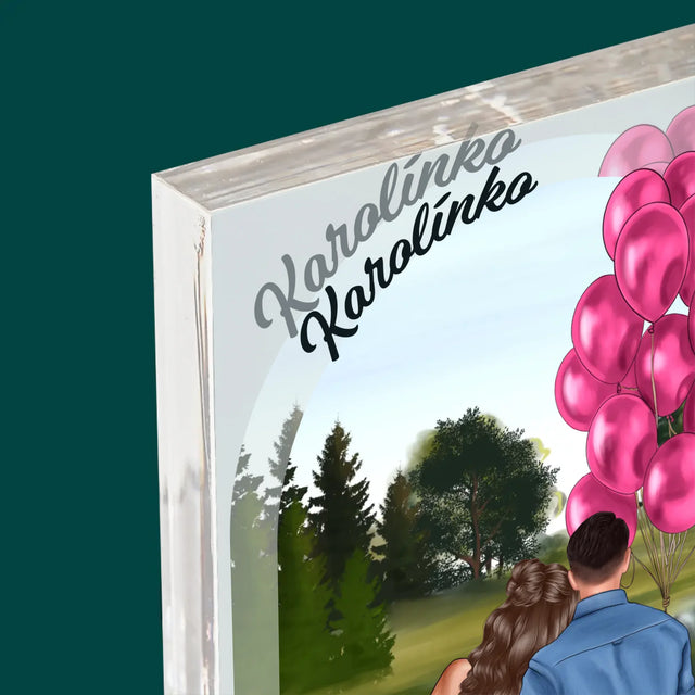 Designér Postav: Ona A On - Akrylový Blok