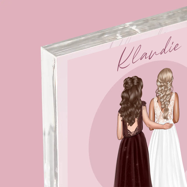 Designér Postav: Nejlepší Svědkyně - Akrylový Blok