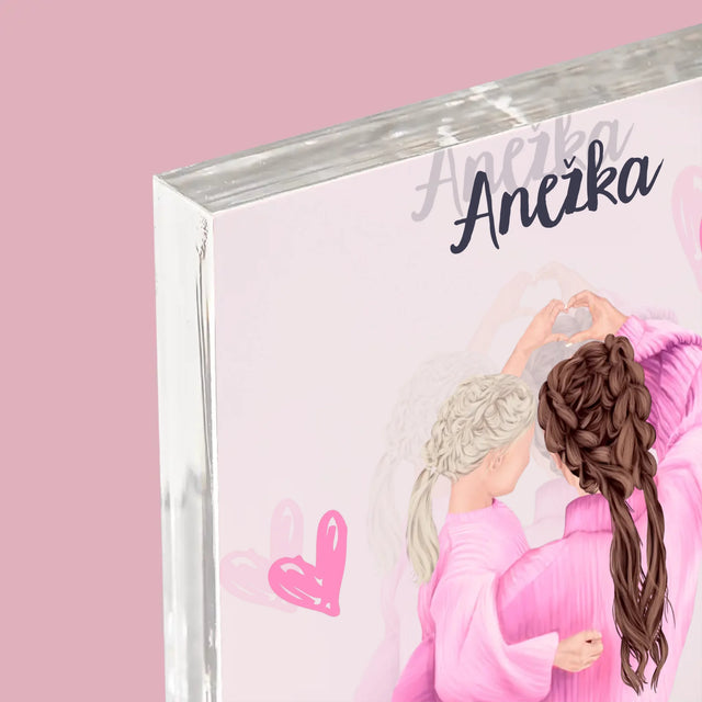 Designér Postav: Nejlepší Maminka Na Světě - Akrylový Blok