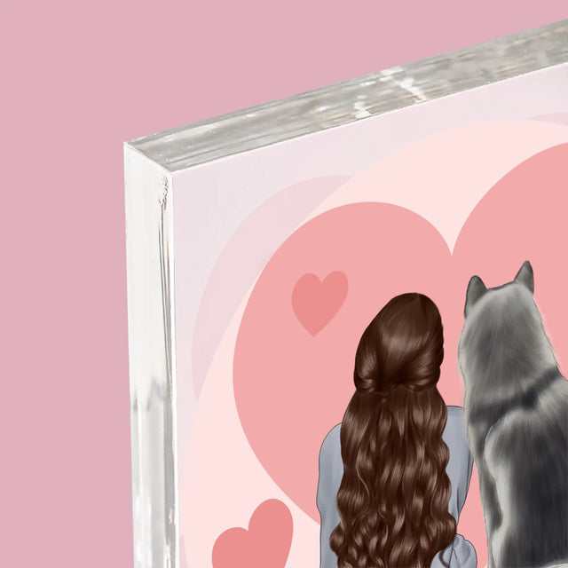 Designér Postav: Psí Přítel - Akrylový Blok