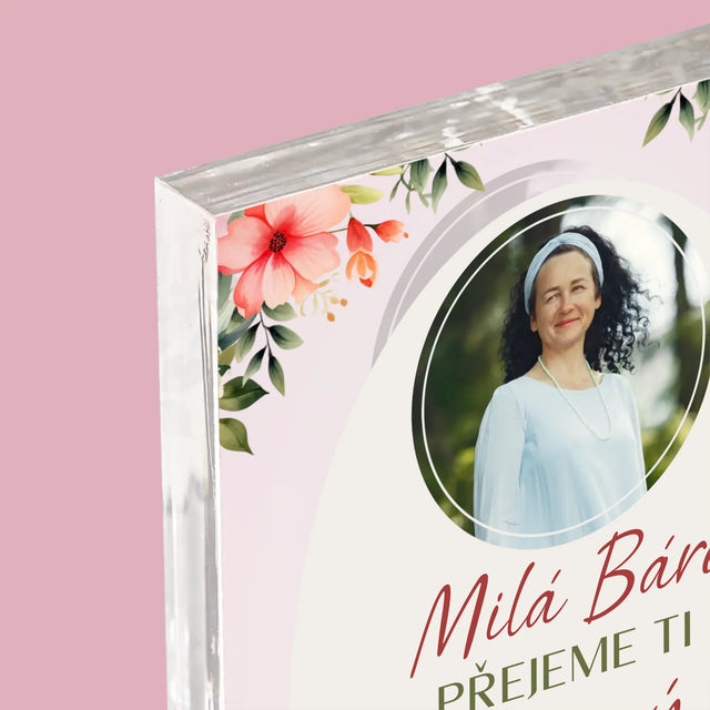 Fotka A Textem: Krásný Důchod - Akrylový Blok