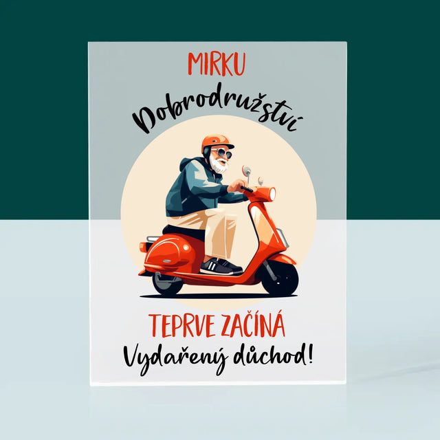 Jméno A Nápis: Dobrodružství Teprve Začíná - Akrylový Blok