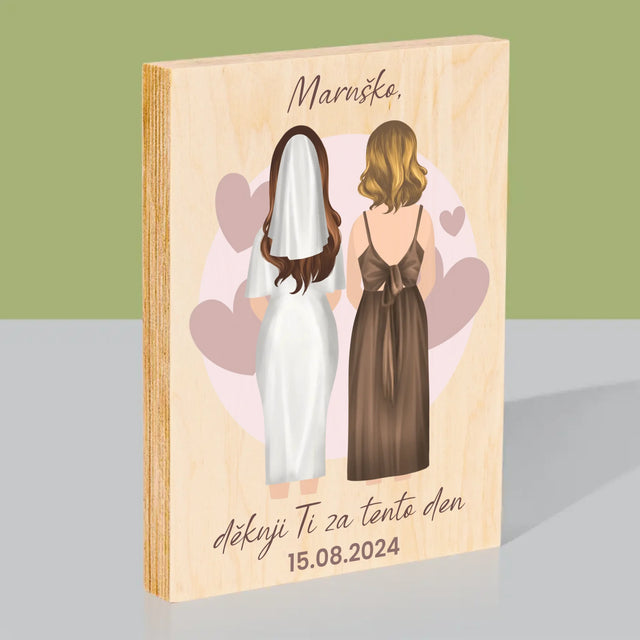 Designér Postav: Svědkyně - Tisk Na Dřevo