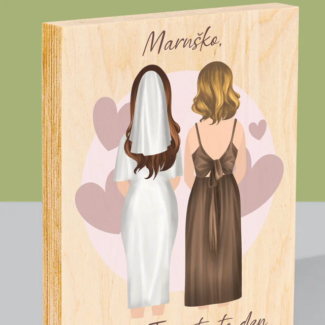 Designér Postav: Svědkyně - Tisk Na Dřevo